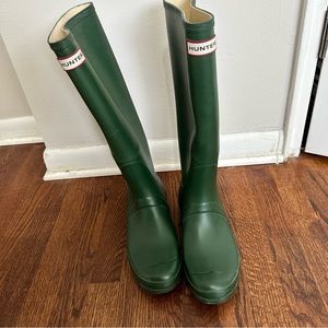 GREEN HUNTER BOOTS ORIGINAL TALL
